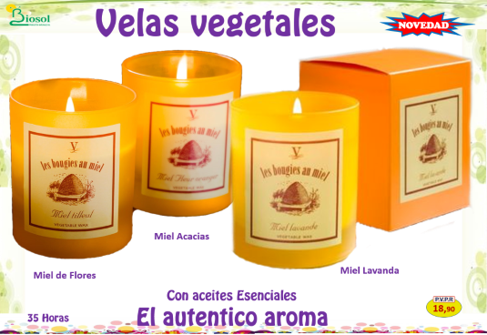 Velas Vaso de Miel Vila hermanos